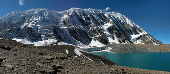 Тиличо-Пик / Непал. Гималаи. Озеро Тиличо и одноименный пик. Высота 5022. Панорама