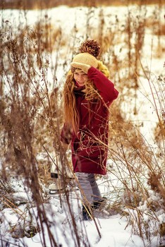 Тропинками зимы / модель Ангелина Табакова
причёска Ирина Харитонова
