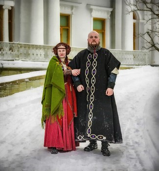 Портрет знатного мужчины с женой / ***