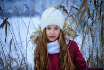 Девочка зима / модель Юлиана Смирнова