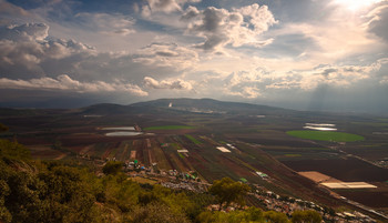 Долина / С горы Фавор на долину. Израиль