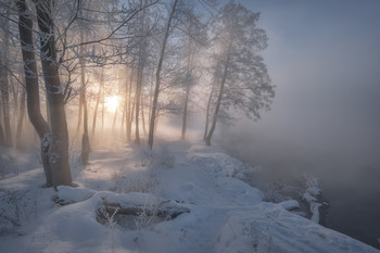 Морозный туман / Утро в Красково.