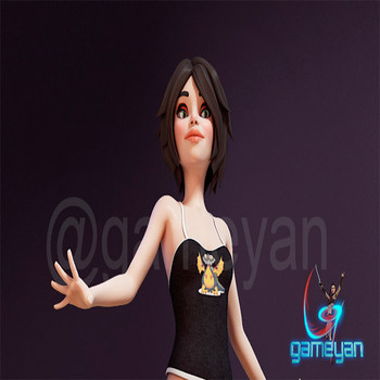 Эбби - 3D Girl Cartoon от GameYan 3D Анимационная Студия / Это 3D Girl Cartoon для телевизионной рекламы. Мы разрабатываем этот комический персонаж с помощью Z-Brush, Maya, Photoshop. GameYan Студия разработки игр