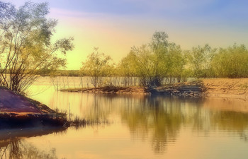 На реке... / лето