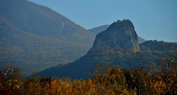 Кавказская осень.... / Железноводск. Вид на гору Медовую. Октябрь