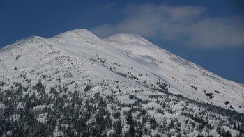 Поднебесные Зубья, вид на горы зима / Кузнецкий Алатау, Хакасия