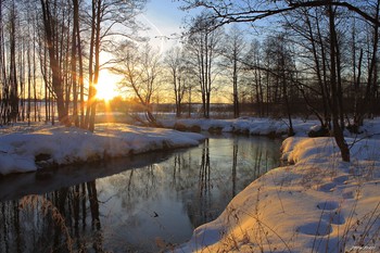В начале весны!! / на закате!!