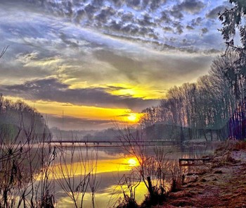 туманное утро / Март.Туманный загадочный рассвет...