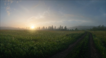 Встречая рассвет / Кемерово, рассвет