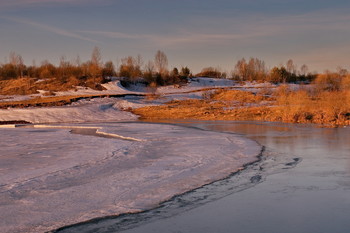 Апрельский вечер. / Томская область.