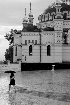 Дождь в Лавре / Киев