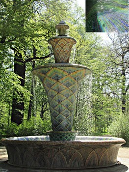 &nbsp; / Der Mosaikbrunnen im Großen Garten Dresden.
