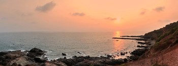 Панорама вечернего моря / Панорама вечернего Аравийского моря