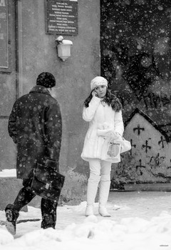 В снегопад... / .....