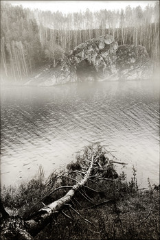 На реке Каменке. /1974 год/ / Первые пробы &quot;пейзажа&quot; по &quot;трафраретным установкам&quot;...