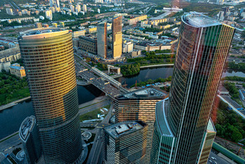 Москва с высоты 89 этажа. #1 / Снимал со смотровой площадки в &quot;Москва-Сити&quot;.
