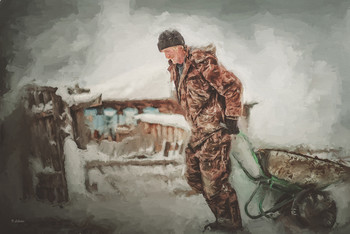 люди из другой жизни / Сюжет из жизни в Сибирской глубинке. Стилизация. Просто фото не устраивало.