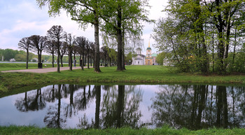 Майские прогулки... / Вид в усадьбе Кусково...