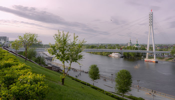 Тюмень. Мост влюбленных. / Тюмень. Мост влюбленных.