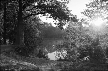 над рекой* / ***