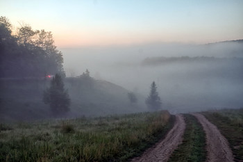 утро туманное / Июнь.Утро.И туман...