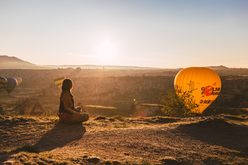 Утренняя тишина / Утренняя тишина Каппадокии. Долина Гёреме. апрель 2019 года