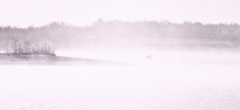 Двое в лодке... / в тумане
