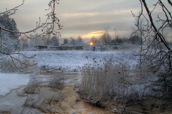 Морозное утро / Восход