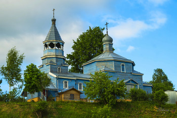 Старообрядческий храм. / Храм в городе Сычёвка, Смоленская область.