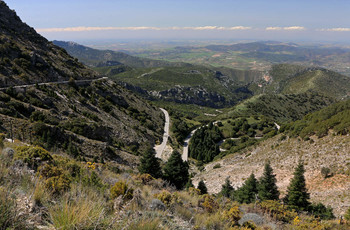 Мирадор Пуэрто-де-лас-Паломас / Национальный парк Сьерра-де-Гросалема, Андалусия, Испания.
