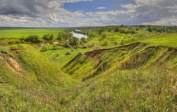 Речка, небо надо мною – это все мое, родное! / Тульская обл.