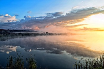 Рассвет. / Подмосковье.