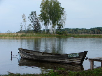 Das Boat / Белоруссия, в окрестностях Браслава. Недалеко от места, где сходятся в одну точку Белорусская, Российская и Литовская границы.