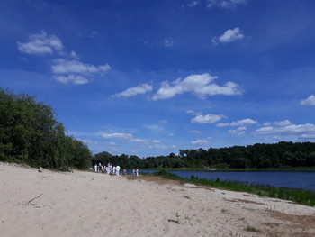 Ах, эти тучи в голубом... / дети. таэквондо. спорт на природе.