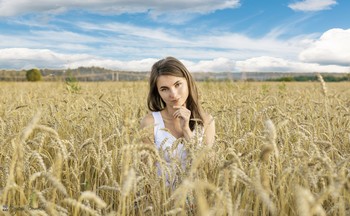 Портрет в пшеничке / Проект &quot;Пшеничное поле&quot;