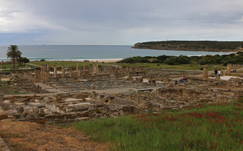 Римский город / Археологическая зона Баело Клаудиа на побережье Атлантического океана, Испания.