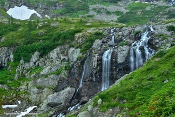 Водопад в Кузнецкий Алатау / Кузнецкий Алатау, Хакасия