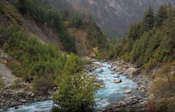Марсианди / Непал. Гималаи. Река Марсианди