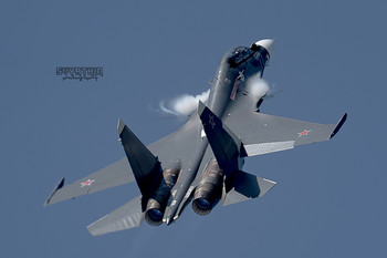 Су-30СМ / пилотаж истребителя Су-30СМ на МАКС-2019