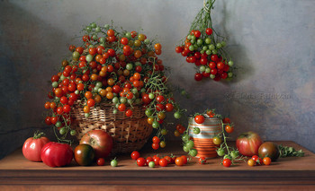 Помидорный апофеоз / натюрморт с овощами