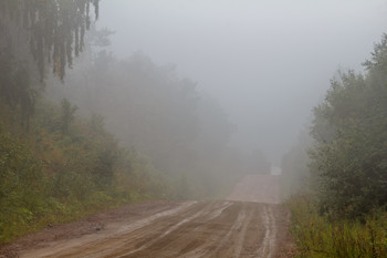 Туман / 14 августа 2019, Южный Урал, дорога Верхний Авзян - Стерлитамак.