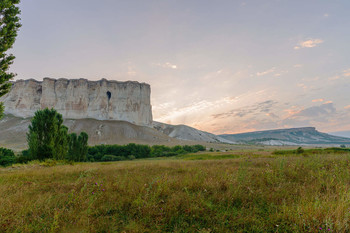 Рассвет у Белой скалы / Белая скала, г.Белогорск, Крым, рассвет.