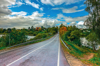 Дорога через деревню / Без названия