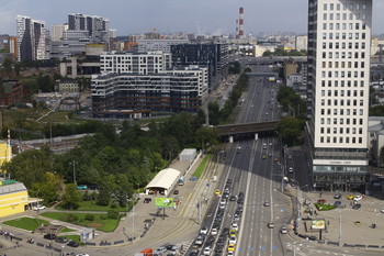 Вид на Москву (улица Сергия Радонежского,12 корпус 1) / Вид на Москву (улица Сергия Радонежского,12 корпус 1)
