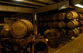 &nbsp; / Visiting Laphroaig distillery.