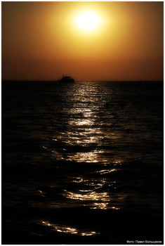 Море / Анапа, закат на Чёрном море...