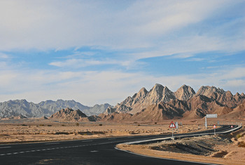 Дорога в пустыне / Египет