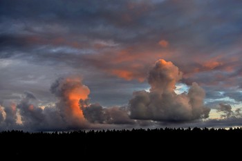 Молот Тора / В кадре довольно редкие облака под названием молот Тора. Так назвали их из-за некоторого сходства с молотом.