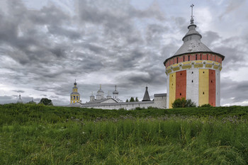 Спасо-Прилуцкий монастырь / лето, утро, окрестности Вологды, Спасо-Прилуцкий монастырь.
