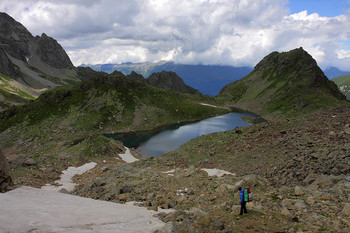 Озеро Верхняя Запятая / Кавказ. Архыз